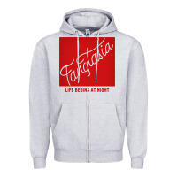 Heather Grey fangtasia Zipper Hoodie - SnappyArt