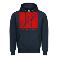 Navy fangtasia Zipper Hoodie - SnappyArt