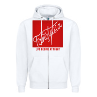 White fangtasia Zipper Hoodie - SnappyArt