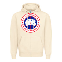 Sandshell canada goose Zipper Hoodie - SnappyArt