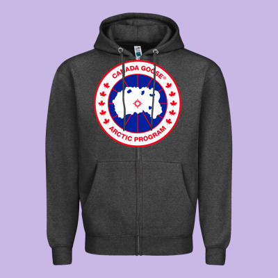Canada Goose Zipper Hoodie Designed By Snappyart