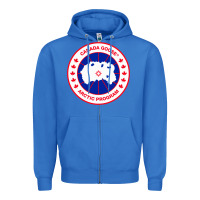 True Royal canada goose Zipper Hoodie - SnappyArt