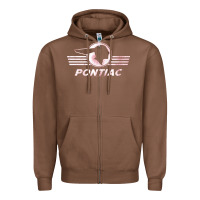 Chestnut pontiac distressed Zipper Hoodie - SnappyArt