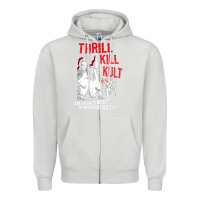 Dove Grey Thrill Kill Kults, Thrill Kill Kults vintage, Thrill Kill Kults art, T Zipper Hoodie - SnappyArt