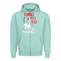 Seafoam Thrill Kill Kults, Thrill Kill Kults vintage, Thrill Kill Kults art, T Zipper Hoodie - SnappyArt