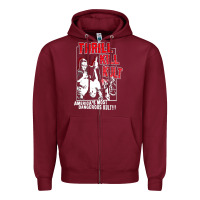 Burgundy Thrill Kill Kults, Thrill Kill Kults vintage, Thrill Kill Kults art, T Zipper Hoodie - SnappyArt