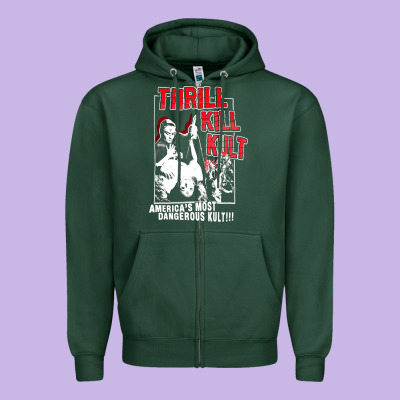 Thrill Kill Kults, Thrill Kill Kults Vintage, Thrill Kill Kults Art, T Zipper Hoodie Designed By Snappyart