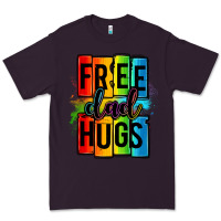 Plum free dad hugs Premium Tee - OliviaCreatesArt