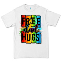 White free dad hugs Premium Tee - OliviaCreatesArt