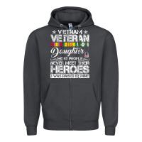 Smoke VietNam Veteran daughter Most People Never Meet Their Heroes Zipper Hoodie - SnappyArt