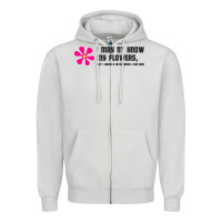 Dove Grey i may not know my flowers  t shirt Zipper Hoodie - SnappyArt