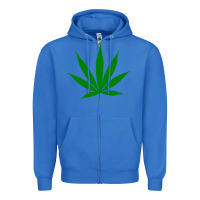 True Royal Weed Zipper Hoodie - SnappyArt