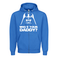 True Royal darth vader who's your daddy Zipper Hoodie - SnappyArt