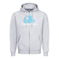 Heather Grey when you wish upon a death star Zipper Hoodie - SnappyArt