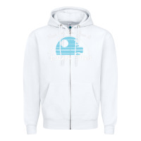 White when you wish upon a death star Zipper Hoodie - SnappyArt