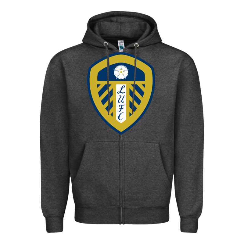 Leeds-fc Zipper Hoodie by SnappyArt | Teevron