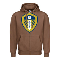 Chestnut leeds-fc Zipper Hoodie - SnappyArt