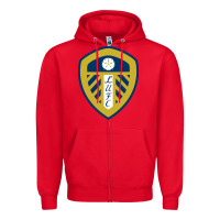 Red leeds-fc Zipper Hoodie - SnappyArt
