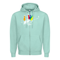 Seafoam awana games Zipper Hoodie - SnappyArt