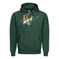 Sports Green awana games Zipper Hoodie - SnappyArt