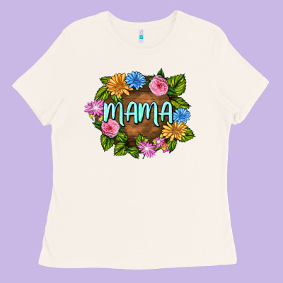 Mama Mother's Day Ladies Tee Designed By Fadigitalartstudio