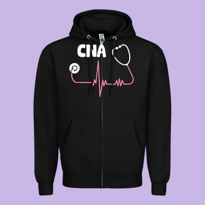 Cna Nurse T Shirt Zipper Hoodie Designed By Snappyart