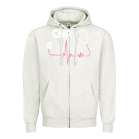 Oatmeal Heather cna nurse t shirt Zipper Hoodie - SnappyArt
