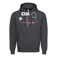 Smoke cna nurse t shirt Zipper Hoodie - SnappyArt