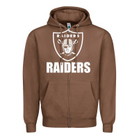 Chestnut raiders Zipper Hoodie - SnappyArt