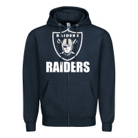 Navy raiders Zipper Hoodie - SnappyArt