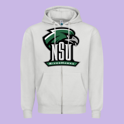 Northeastern State Riverhawks Zipper Hoodie Designed By Snappyart