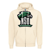 Sandshell northeastern state riverhawks Zipper Hoodie - SnappyArt