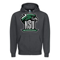 Smoke northeastern state riverhawks Zipper Hoodie - SnappyArt