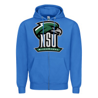 True Royal northeastern state riverhawks Zipper Hoodie - SnappyArt