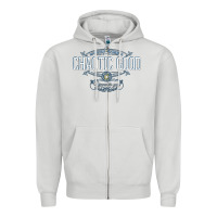 Dove Grey Chaotic Good Essential  Copy Zipper Hoodie - SnappyArt