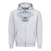 Heather Grey Chaotic Good Essential  Copy Zipper Hoodie - SnappyArt