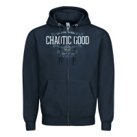 Chaotic Good Essential  Copy Zipper Hoodie | Teevron