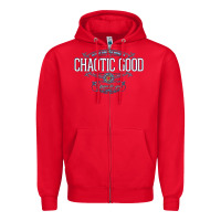 Red Chaotic Good Essential  Copy Zipper Hoodie - SnappyArt