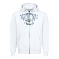 White Chaotic Good Essential  Copy Zipper Hoodie - SnappyArt