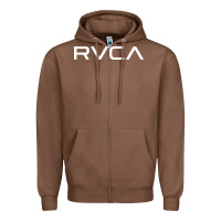 Chestnut R V C A Zipper Hoodie - SnappyArt