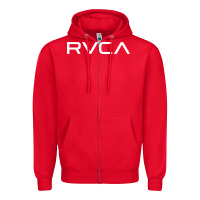 Red R V C A Zipper Hoodie - SnappyArt