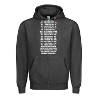 Charcoal Heather MY NAME IS ZAK BAGANS - GHOST ADVENTURES Zipper Hoodie - SnappyArt