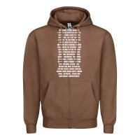 Chestnut MY NAME IS ZAK BAGANS - GHOST ADVENTURES Zipper Hoodie - SnappyArt