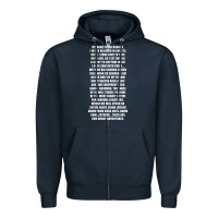 Navy MY NAME IS ZAK BAGANS - GHOST ADVENTURES Zipper Hoodie - SnappyArt