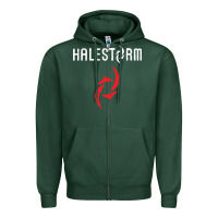 Halestorm Black Zipper Hoodie | Teevron
