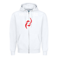 White halestorm black Zipper Hoodie - SnappyArt