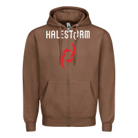 Chestnut halestorm black Zipper Hoodie - SnappyArt