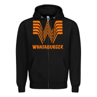 Black whataburger Zipper Hoodie - SnappyArt