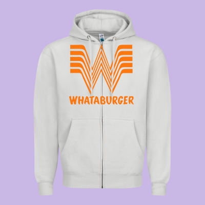 Whataburger Zipper Hoodie Designed By Snappyart