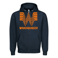 Navy whataburger Zipper Hoodie - SnappyArt